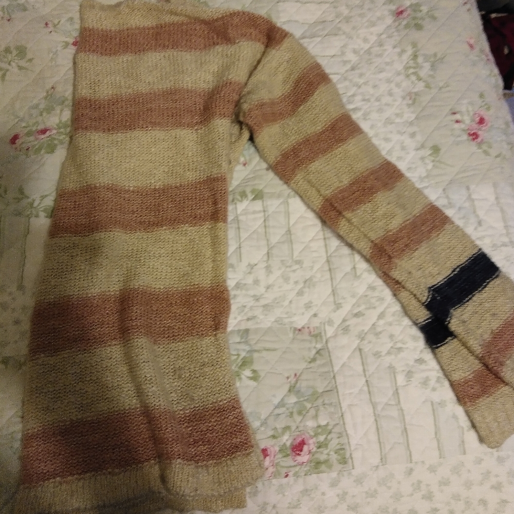Cream and pink jumper
